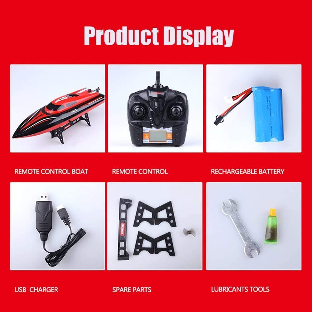 Skytech H101 2.4g Radio Control Self Righting LCD Servo Rudder Racing Speed Boat WATER COOLED HIGH SPEED RTR PERFORMANCE MODEL TOY GIFT