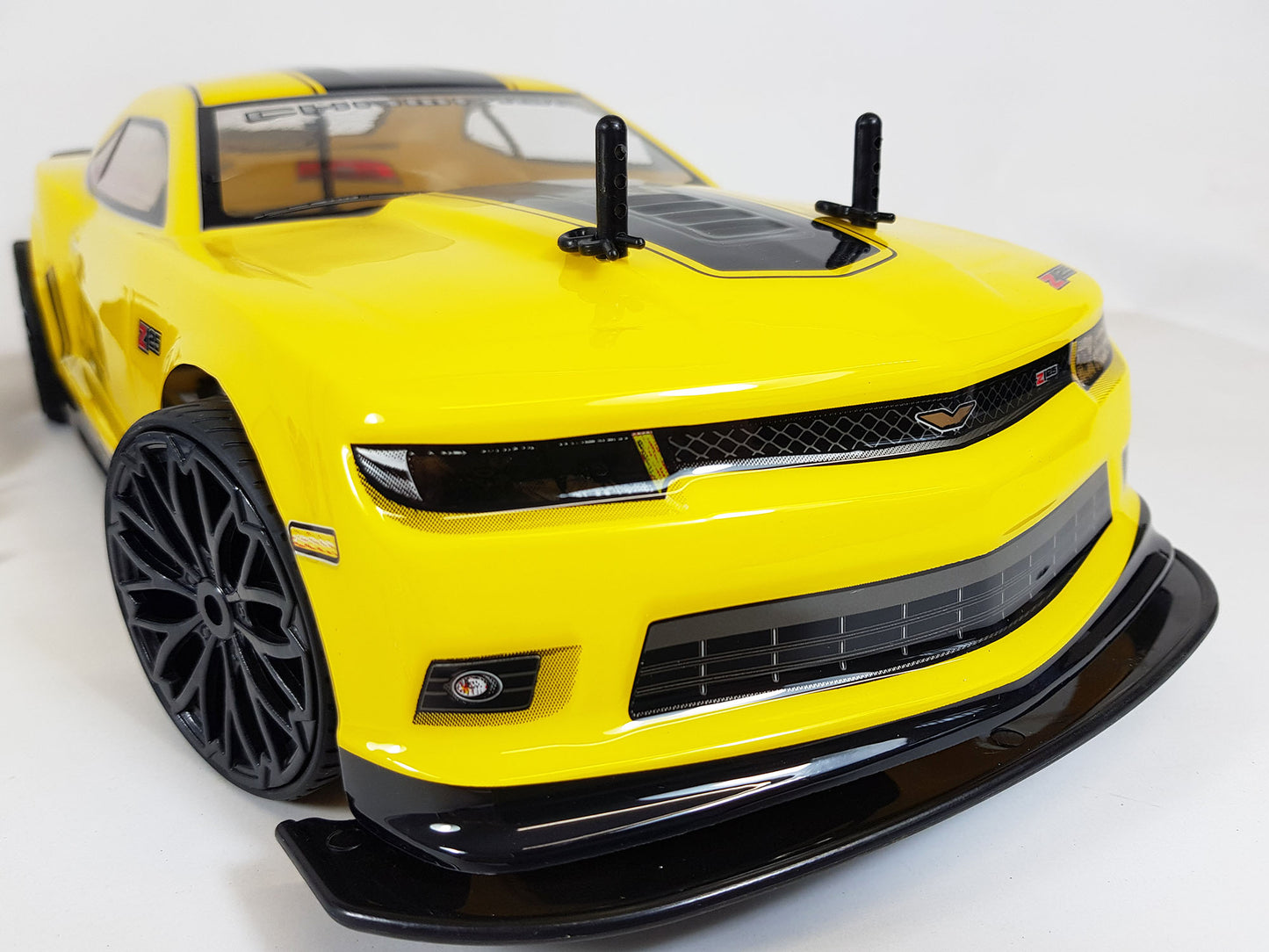 Chevy Camaro Bumblebee Banzai 1/10 RC Electric Brushed 4WD RTR Street Drift Car
