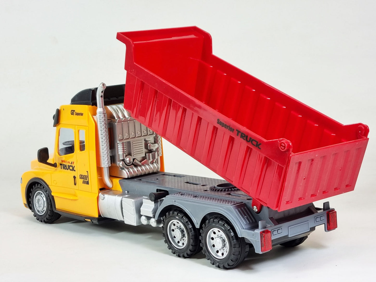 radio control rc monster truck lorry dump truck kids toy r/c wagon building site toy set