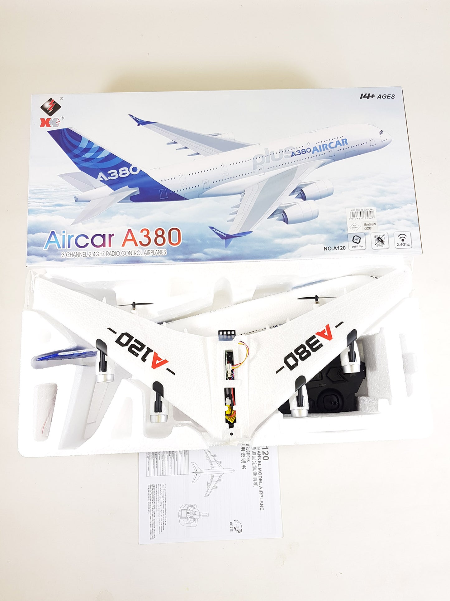 RC Jet Plane Boeing 747 Radio Control Model Cessna 2.4G 3ch EPP Foam Glider EASY Fly Twin Motor Airplane Drone Gift