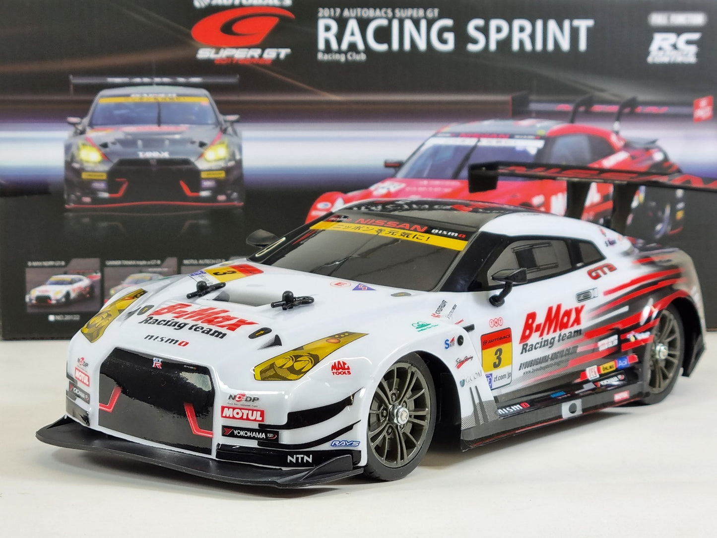 RC Nismo Nissan Skyline Radio Control 4WD Drift Car Model 4x4 Super GT Autobacs Racing Club LISENCED Nissan Product 1:16 Scale