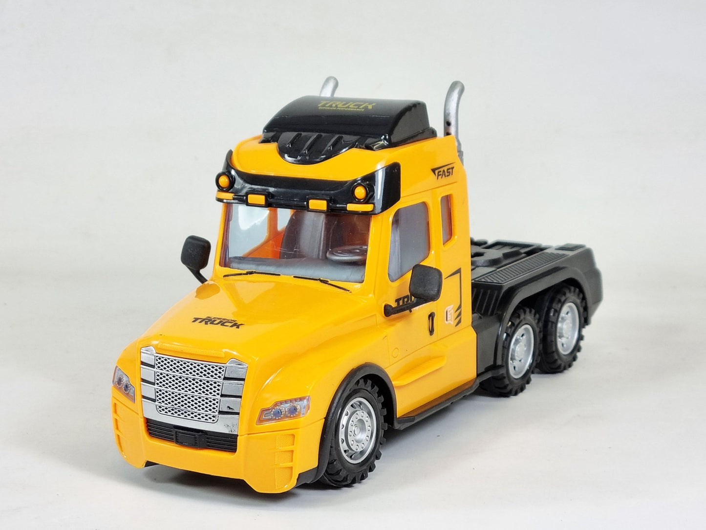 Remote Control Kids RC Lorry Truck Wagon And Trailer With Action Figures Building Site Mode Toy Set Digger Crane
