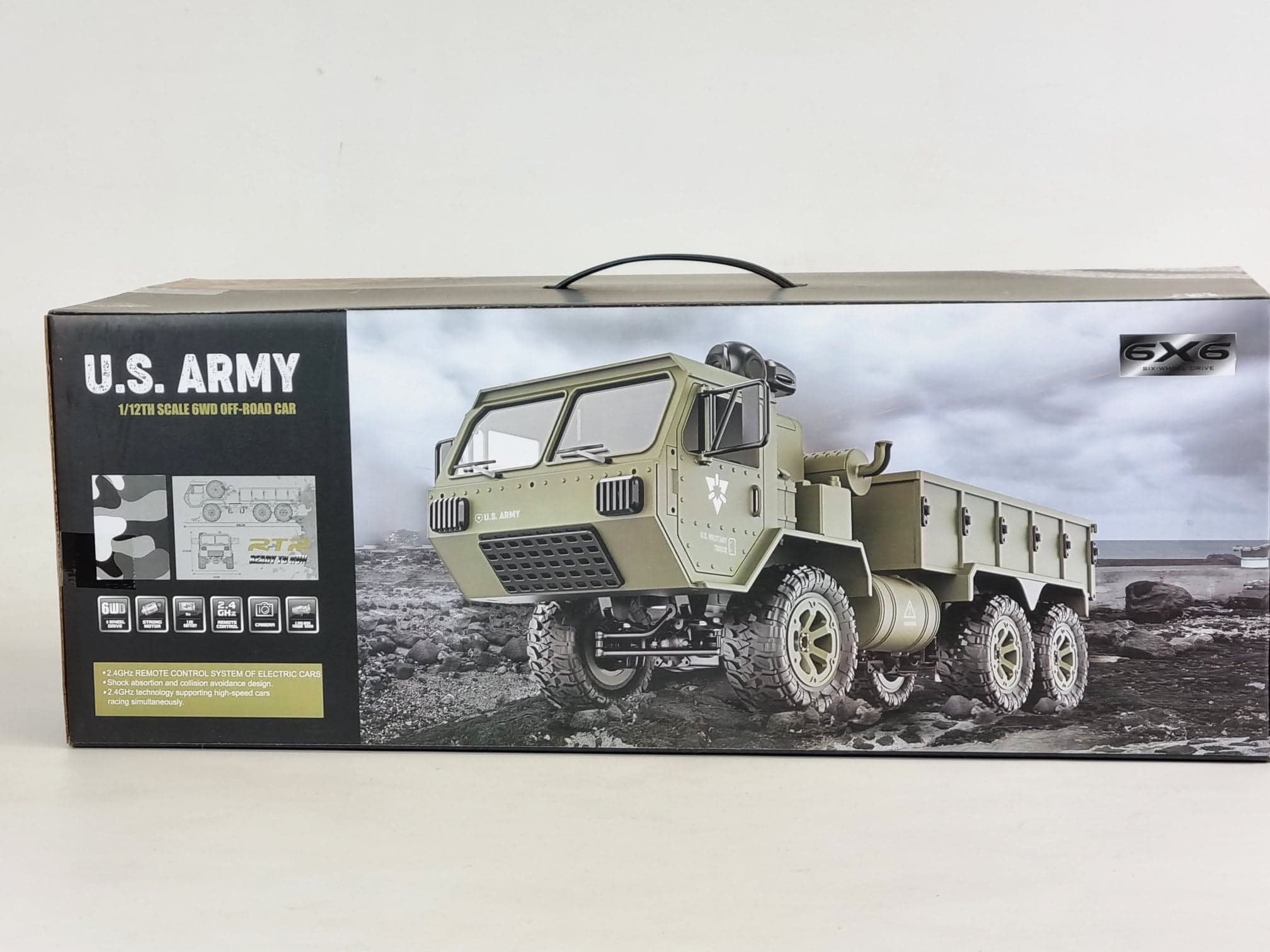 RC Military Truck Willys Jeep 6WD Off Road 6x6 FY00A Radio Control