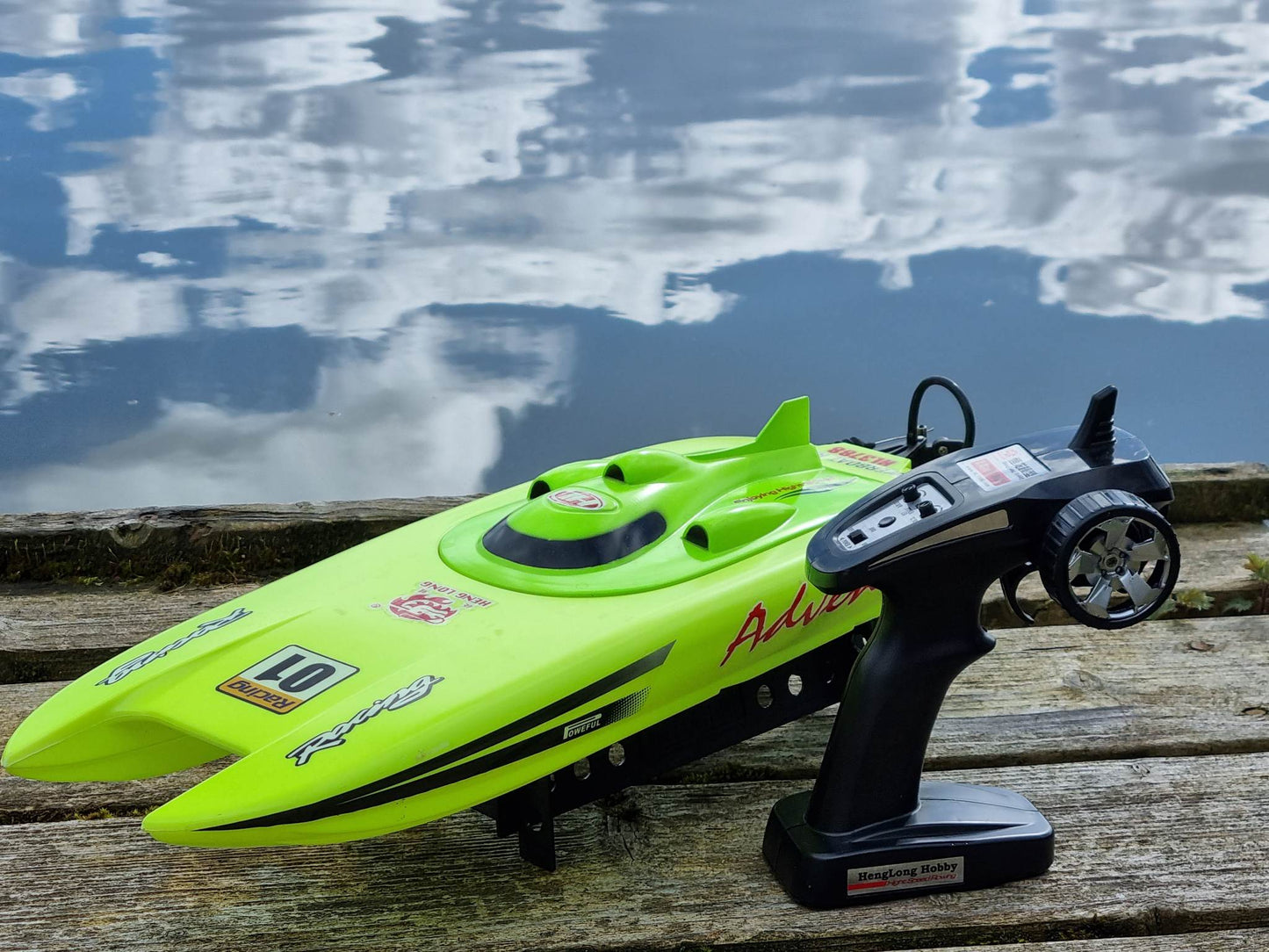 HENG LONG 3788 2.4G Remote Control RC Racing Boat 30K High Speed Electric Water Toy