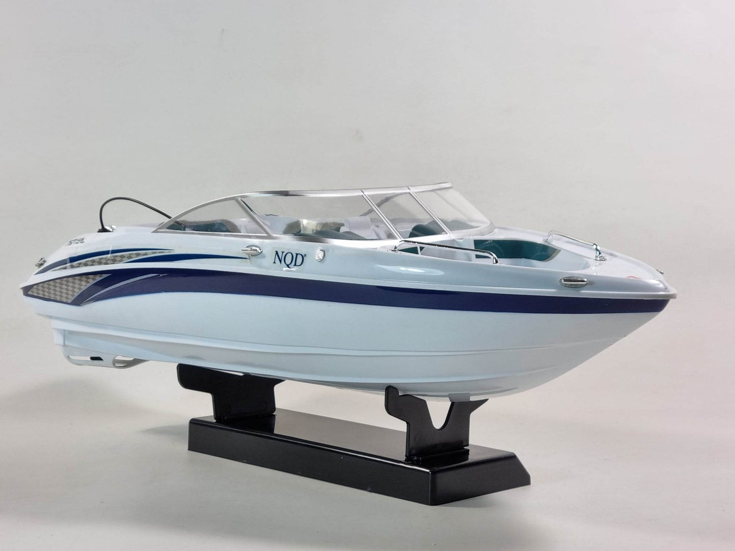 1:25 White Radio Remote Control RC Atlantic Sea Tour Racing Speed Boat Yacht RTR