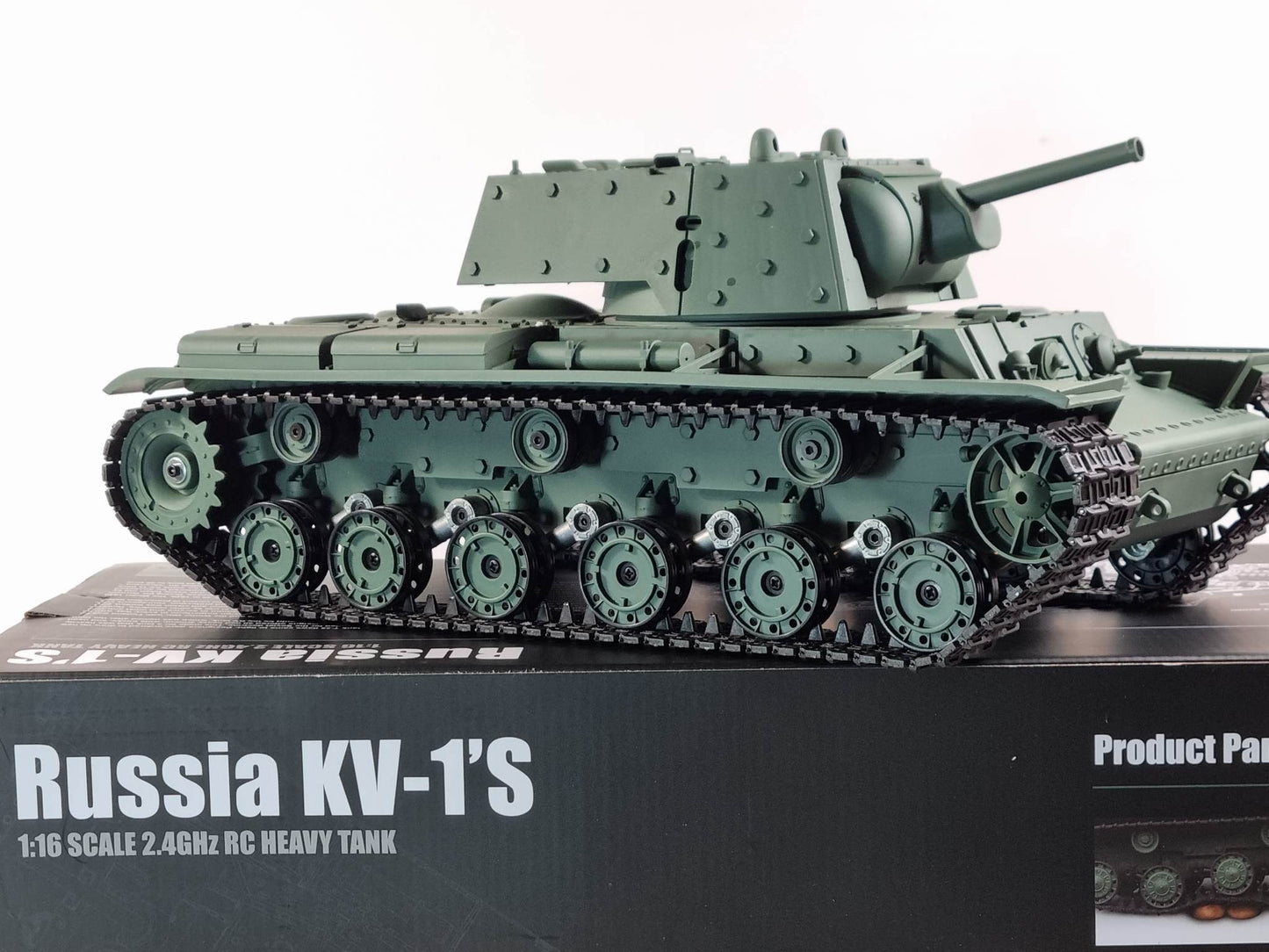 Heng Long rc tank 1/16 Metal Suspension Arms Radio remote control Russian KV1 Battle Tank 7.0 V UK 2.4G Panzer Model