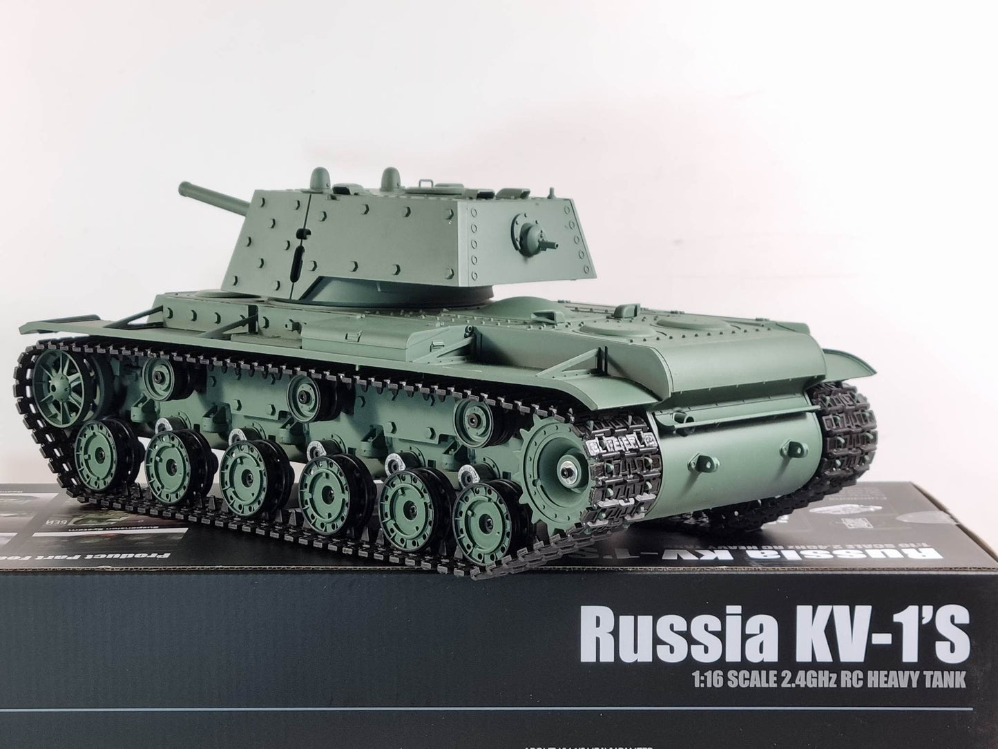 Heng Long rc tank 1/16 Metal Suspension Arms Radio remote control Russian KV1 Battle Tank 7.0 V UK 2.4G Panzer Model