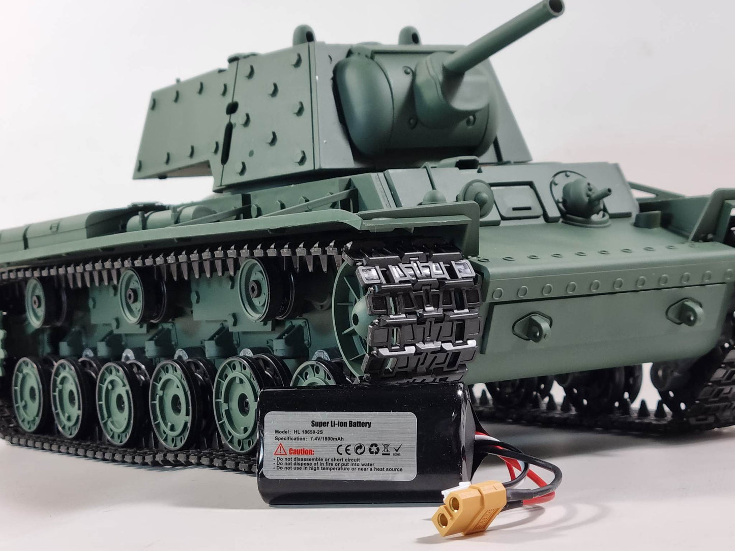 Heng Long rc tank 1/16 Metal Suspension Arms Radio remote control Russian KV1 Battle Tank 7.0 V UK 2.4G Panzer Model