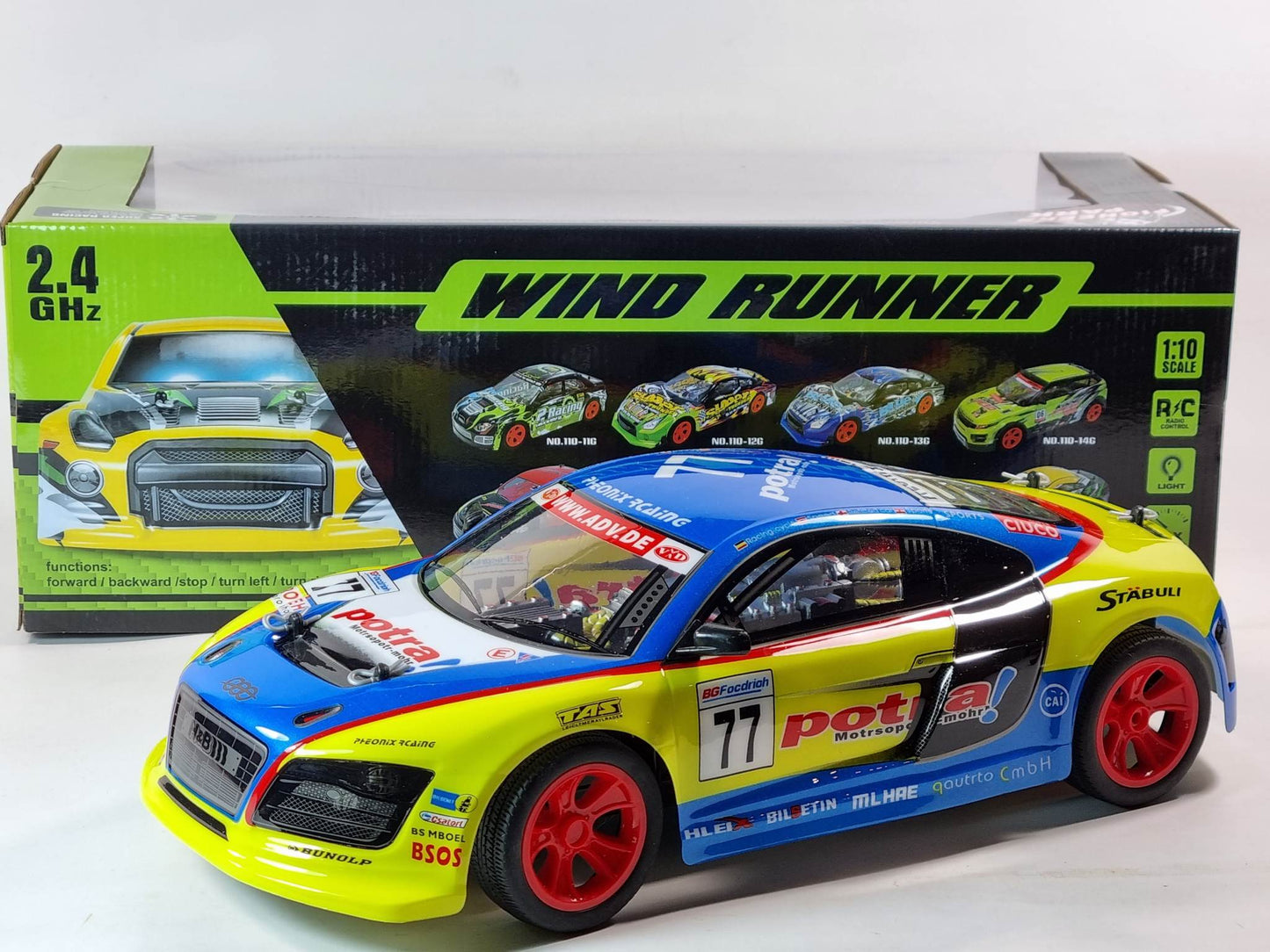 2WD Radio Remote Control Drift RC Cars 1:10 Scale Nissan BMW Audi Subaru Ferrari