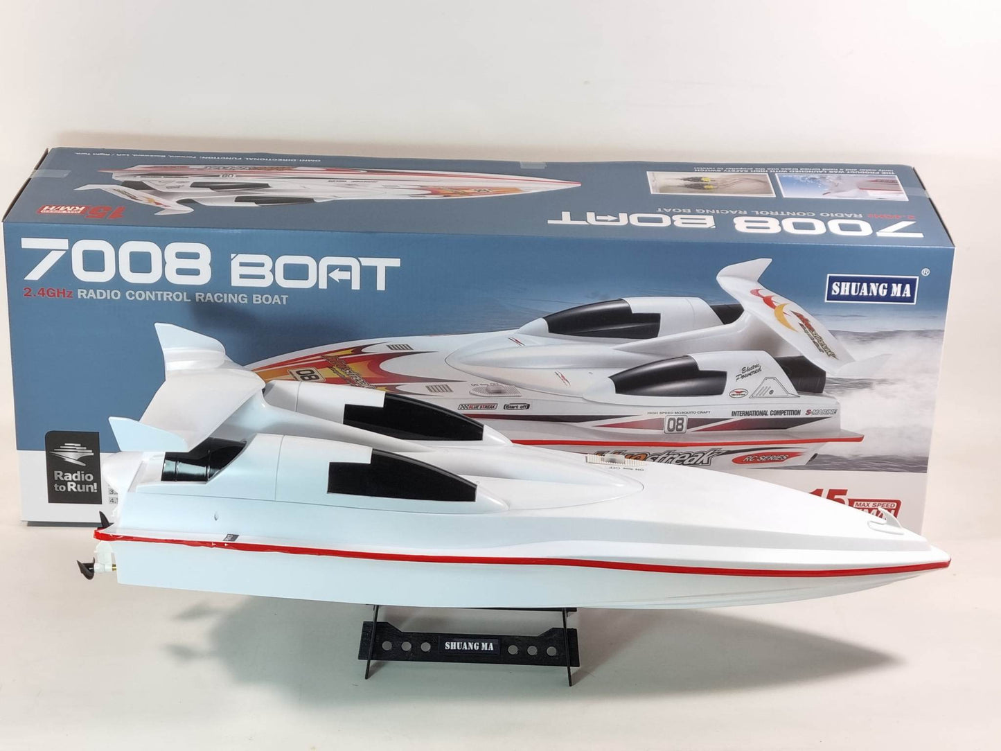 28" SYMA DOUBLE HORSE ATLANTIC SAIL YACHT FAST RC RADIO CONTROL RACE BOAT 7008