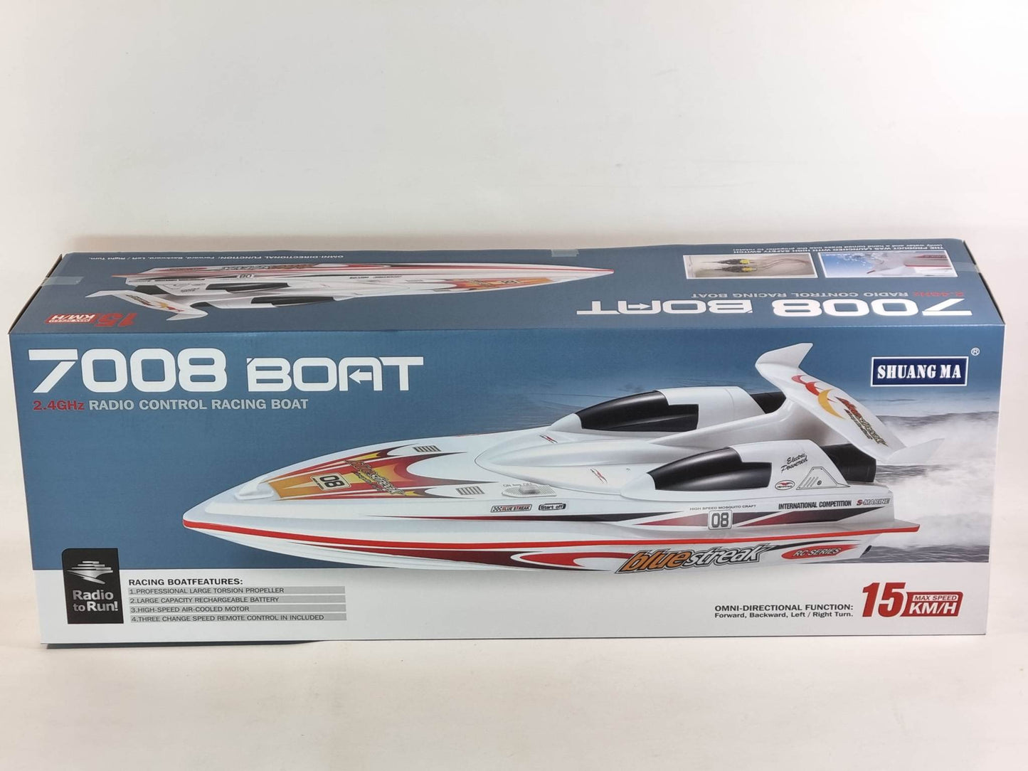 28" SYMA DOUBLE HORSE ATLANTIC SAIL YACHT FAST RC RADIO CONTROL RACE BOAT 7008