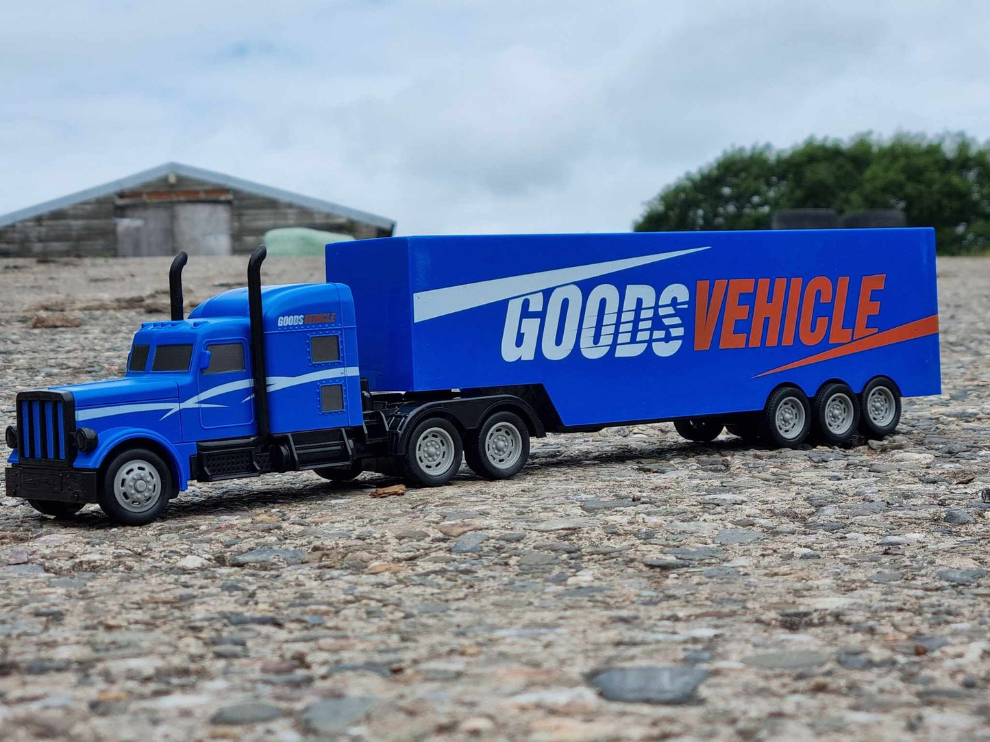 RC Scania JCB Style Lorry Radio Control Heavy Wagon Container transport truck Radio Control RC Model Toy