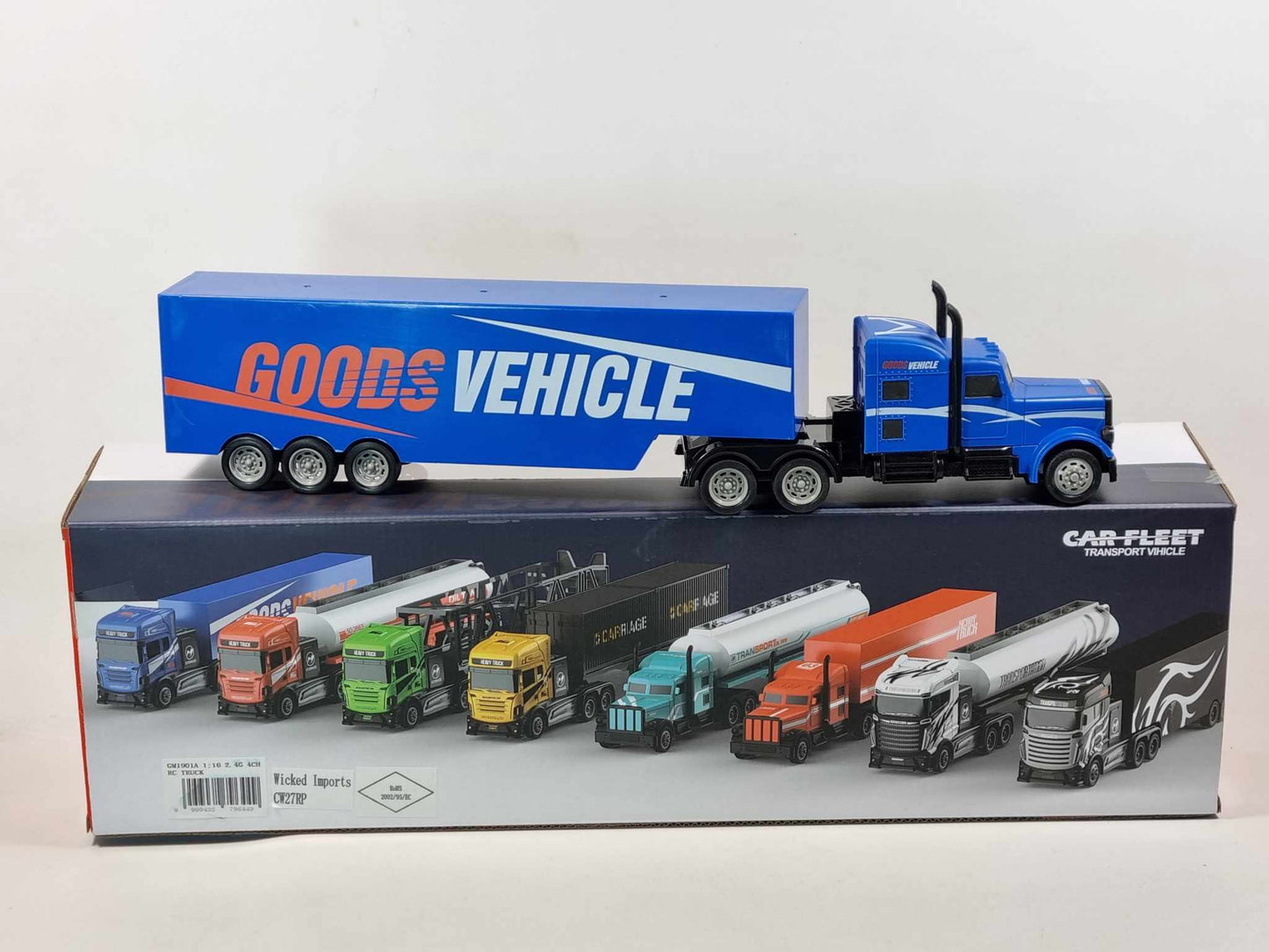 RC Scania JCB Style Lorry Radio Control Heavy Wagon Container transport truck Radio Control RC Model Toy