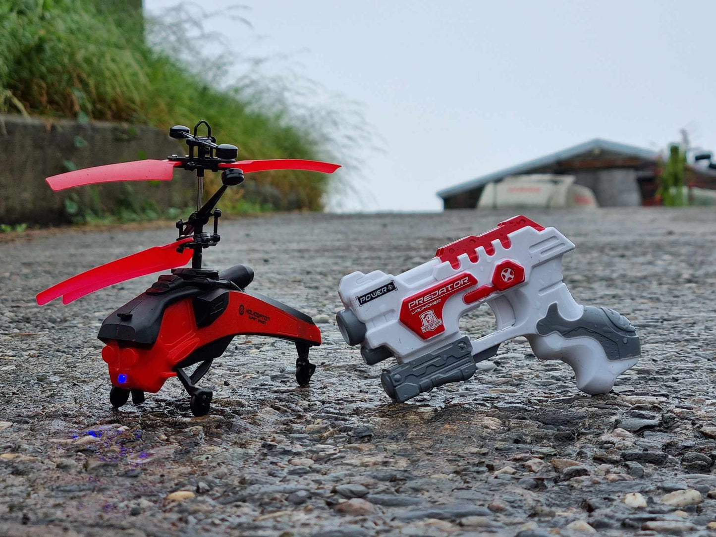 RC Helicopter Indoor Kids 1ch Easy Fly Laser Pistol Control Remote Drone UFO ADHD Toy Plane