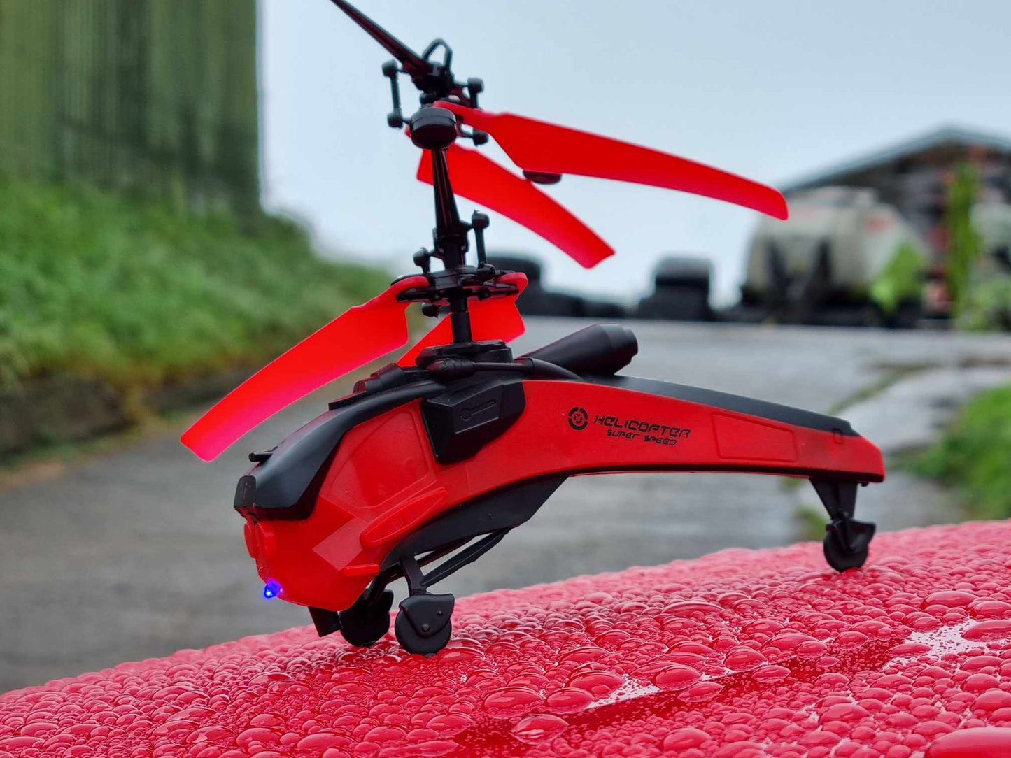 RC Helicopter Indoor Kids 1ch Easy Fly Laser Pistol Control Remote Drone UFO ADHD Toy Plane