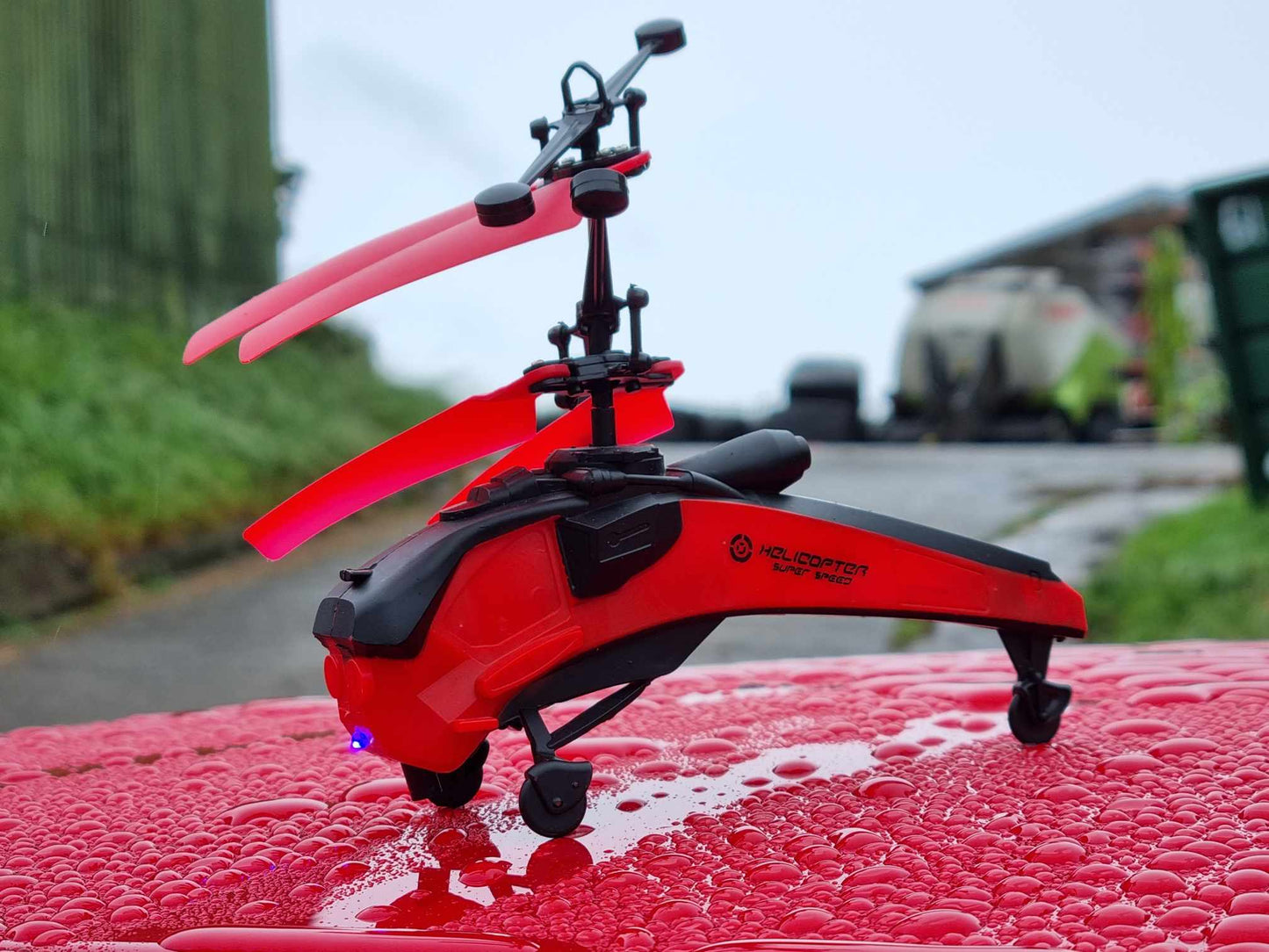 RC Helicopter Indoor Kids 1ch Easy Fly Laser Pistol Control Remote Drone UFO ADHD Toy Plane