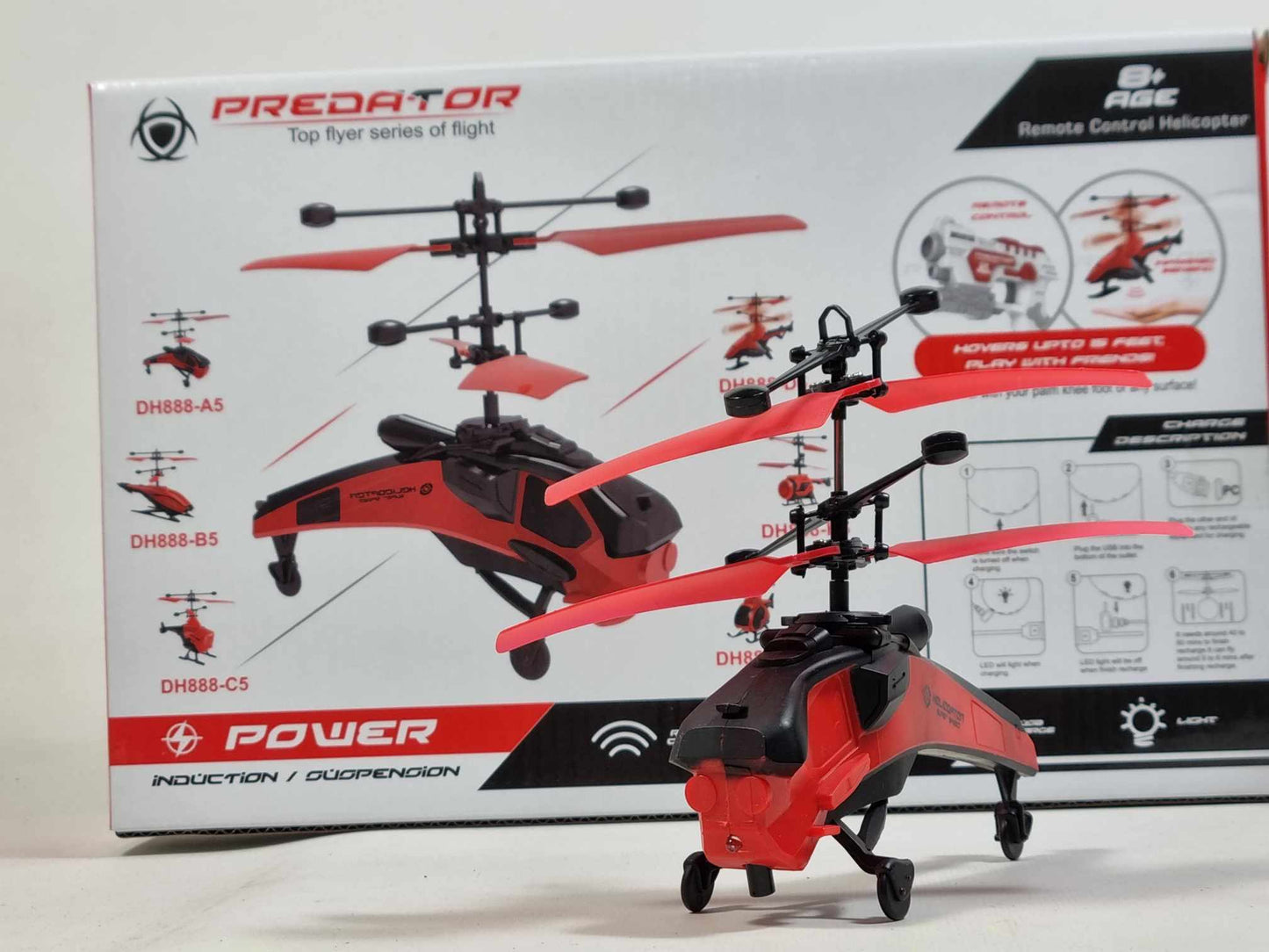 RC Helicopter Indoor Kids 1ch Easy Fly Laser Pistol Control Remote Drone UFO ADHD Toy Plane