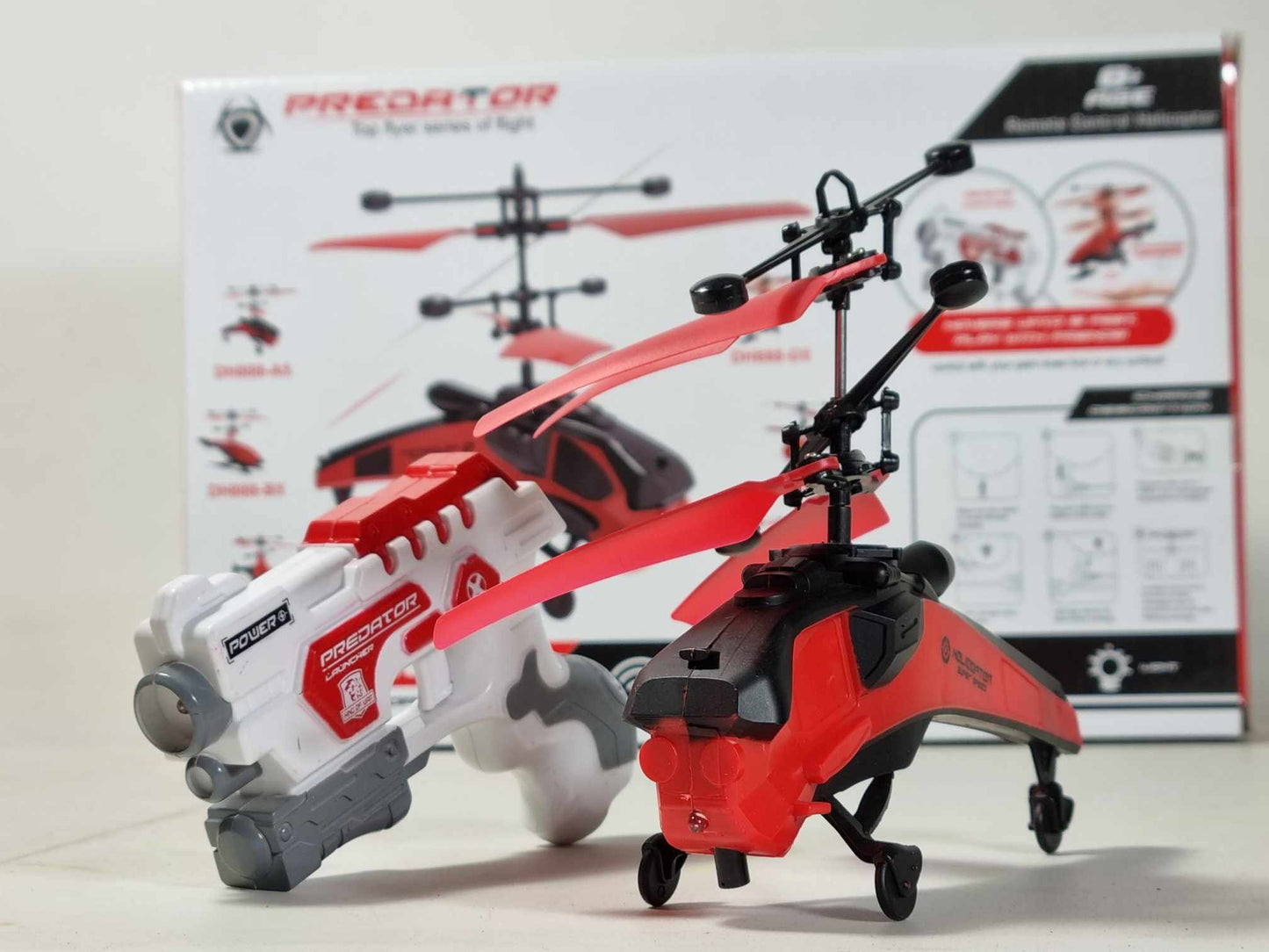 RC Helicopter Indoor Kids 1ch Easy Fly Laser Pistol Control Remote Drone UFO ADHD Toy Plane