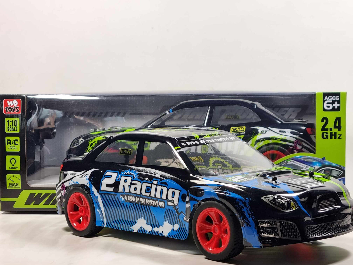 Radio Control RC Car 1:10 Scale Subaru Impreza WRX STI Model Toy Fast Battery power Race Car Kids