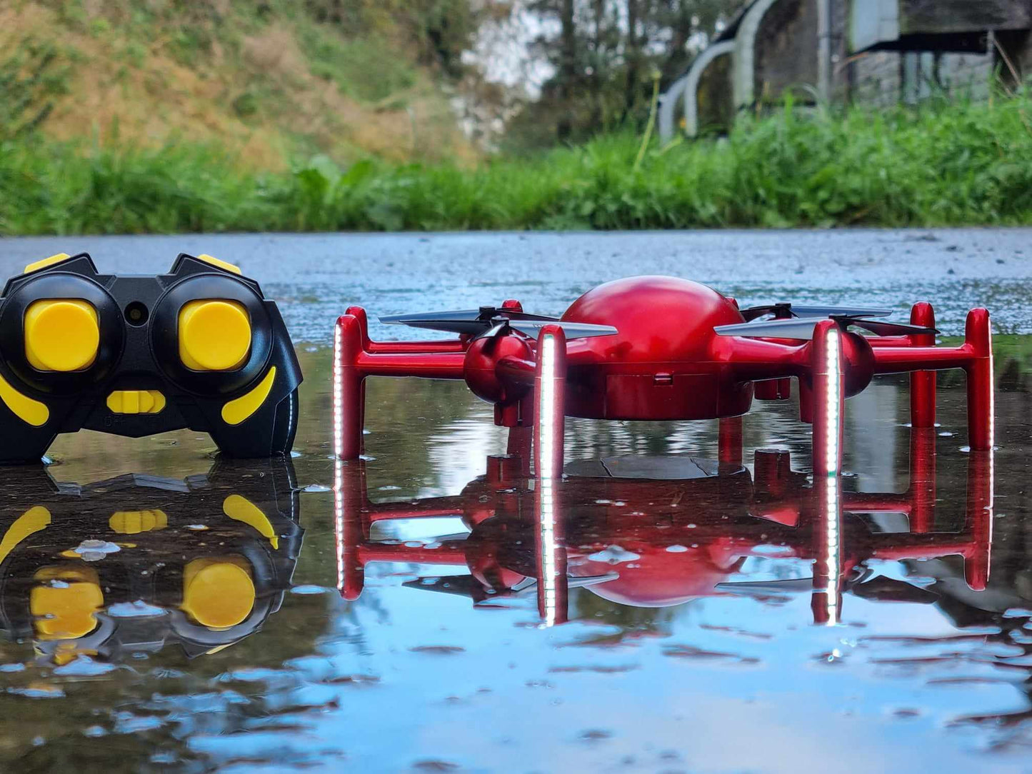 RC Kids Skywriting Model MIRBEST Drone Colour Custom Programming Lights QY66-X09 Radio Control Helicopter With Gesture Control Watch