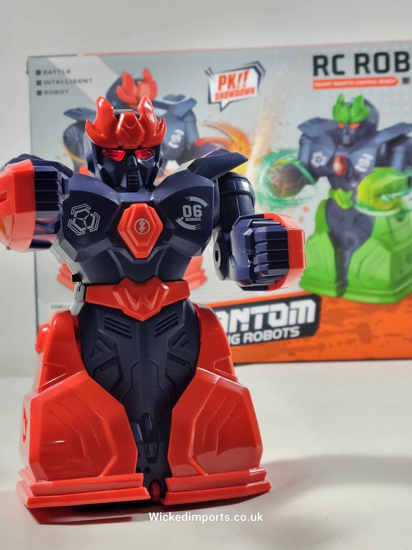 Remote Control Christmas Dinner BATTLE ROBOT Fighting Boxing Match PAIR ROBOT WARS