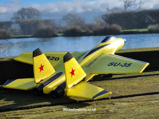 FX-820 2.4G 2CH Remote Control SU-35 Glider 290mm Wingspan EPP Micro Indoor RC Airplane Aircraft RTF Drone Helicopter