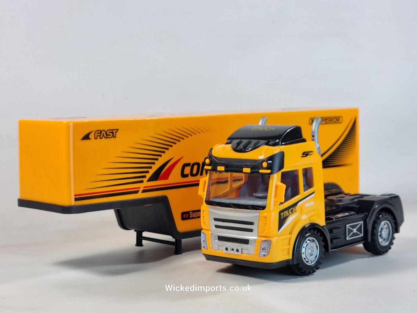 RC School Bus Container Truck Radio Control Lorry Scania Wagon Toy R/C Model Gift Trucker