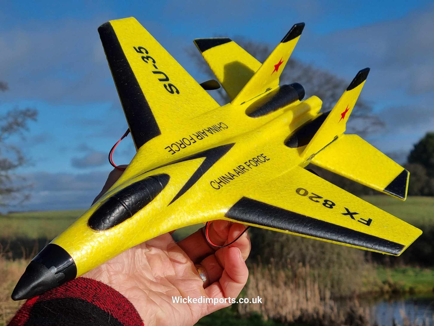 FX-820 2.4G 2CH Remote Control SU-35 Glider 290mm Wingspan EPP Micro Indoor RC Airplane Aircraft RTF Drone Helicopter