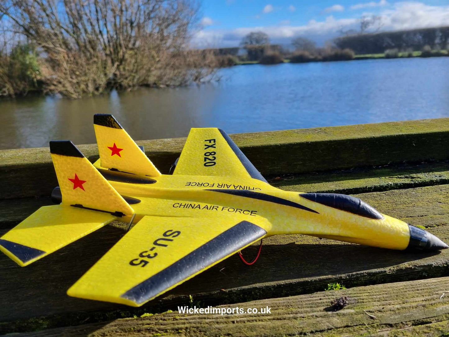 FX-820 2.4G 2CH Remote Control SU-35 Glider 290mm Wingspan EPP Micro Indoor RC Airplane Aircraft RTF Drone Helicopter