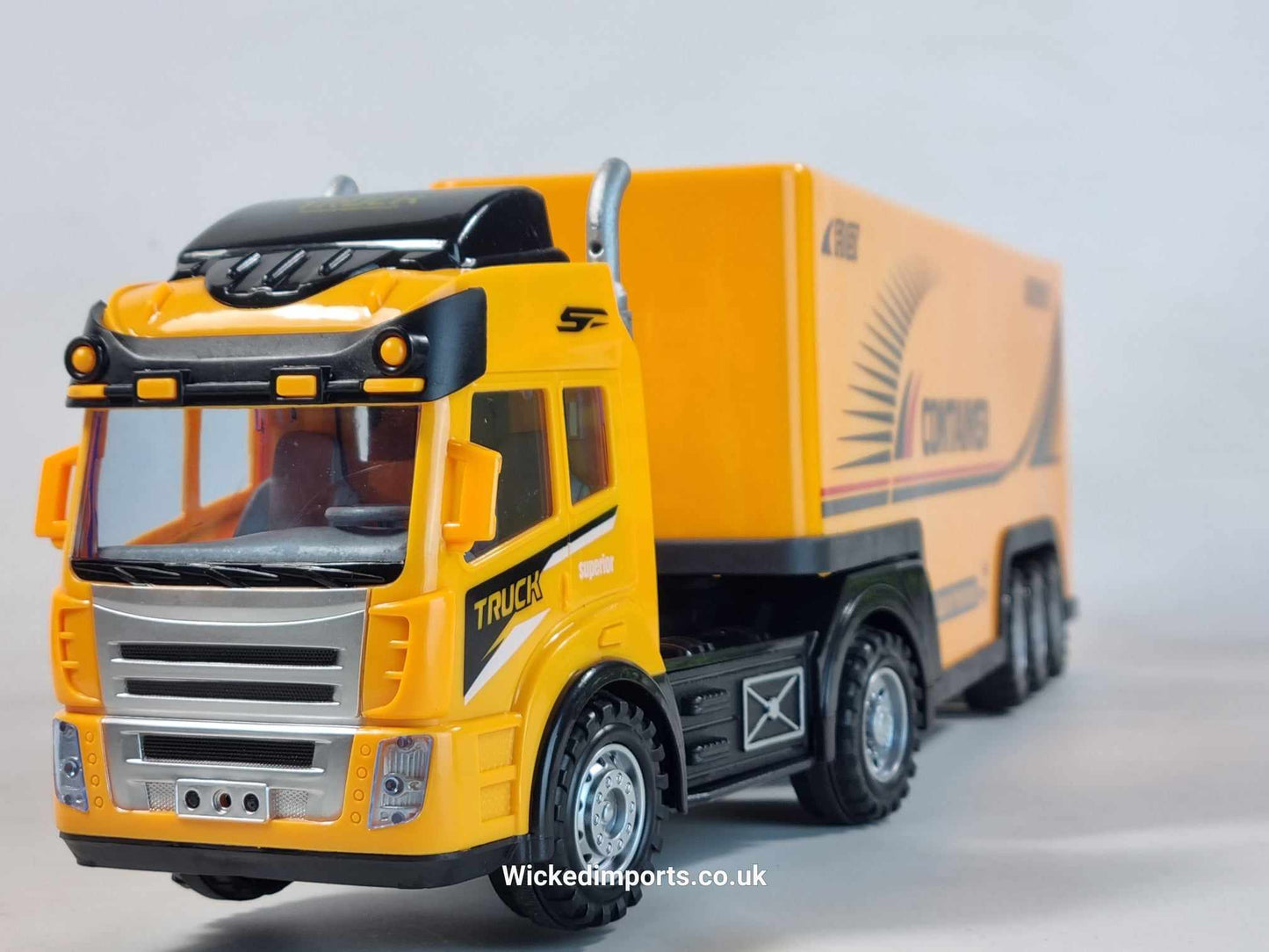 RC School Bus Container Truck Radio Control Lorry Scania Wagon Toy R/C Model Gift Trucker