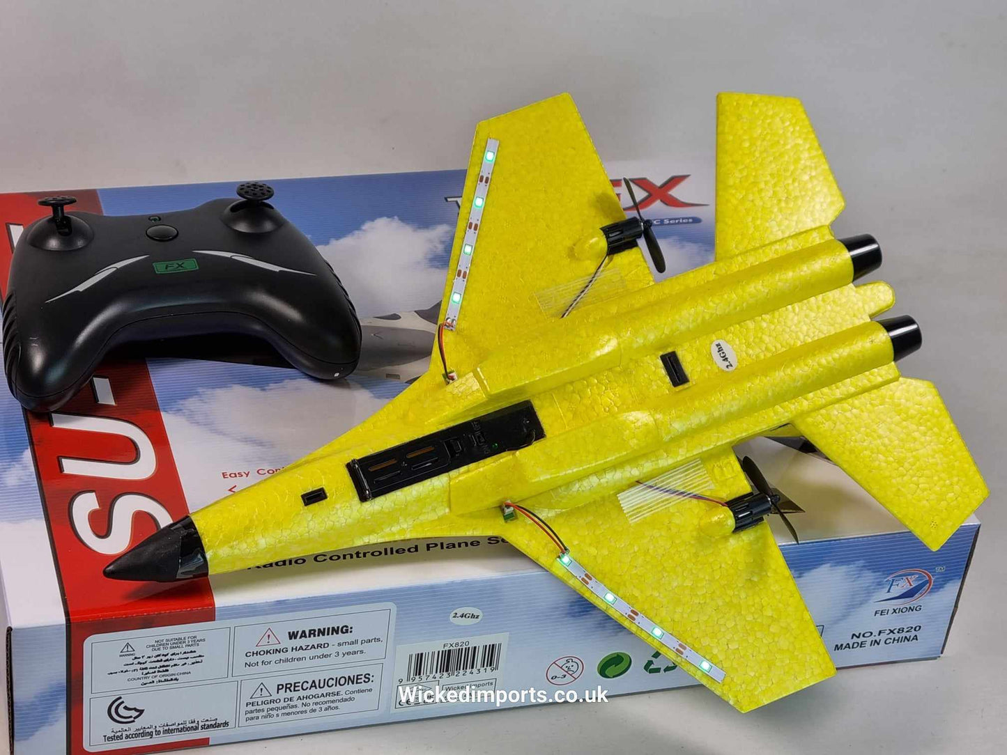 FX-820 2.4G 2CH Remote Control SU-35 Glider 290mm Wingspan EPP Micro Indoor RC Airplane Aircraft RTF Drone Helicopter