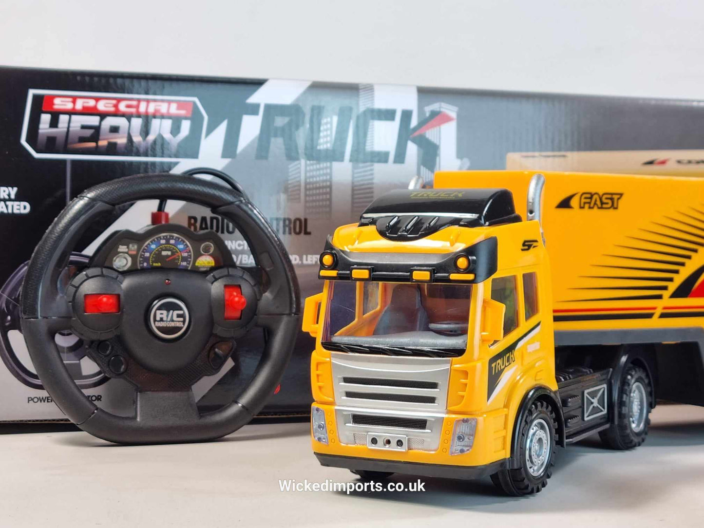 RC School Bus Container Truck Radio Control Lorry Scania Wagon Toy R/C Model Gift Trucker