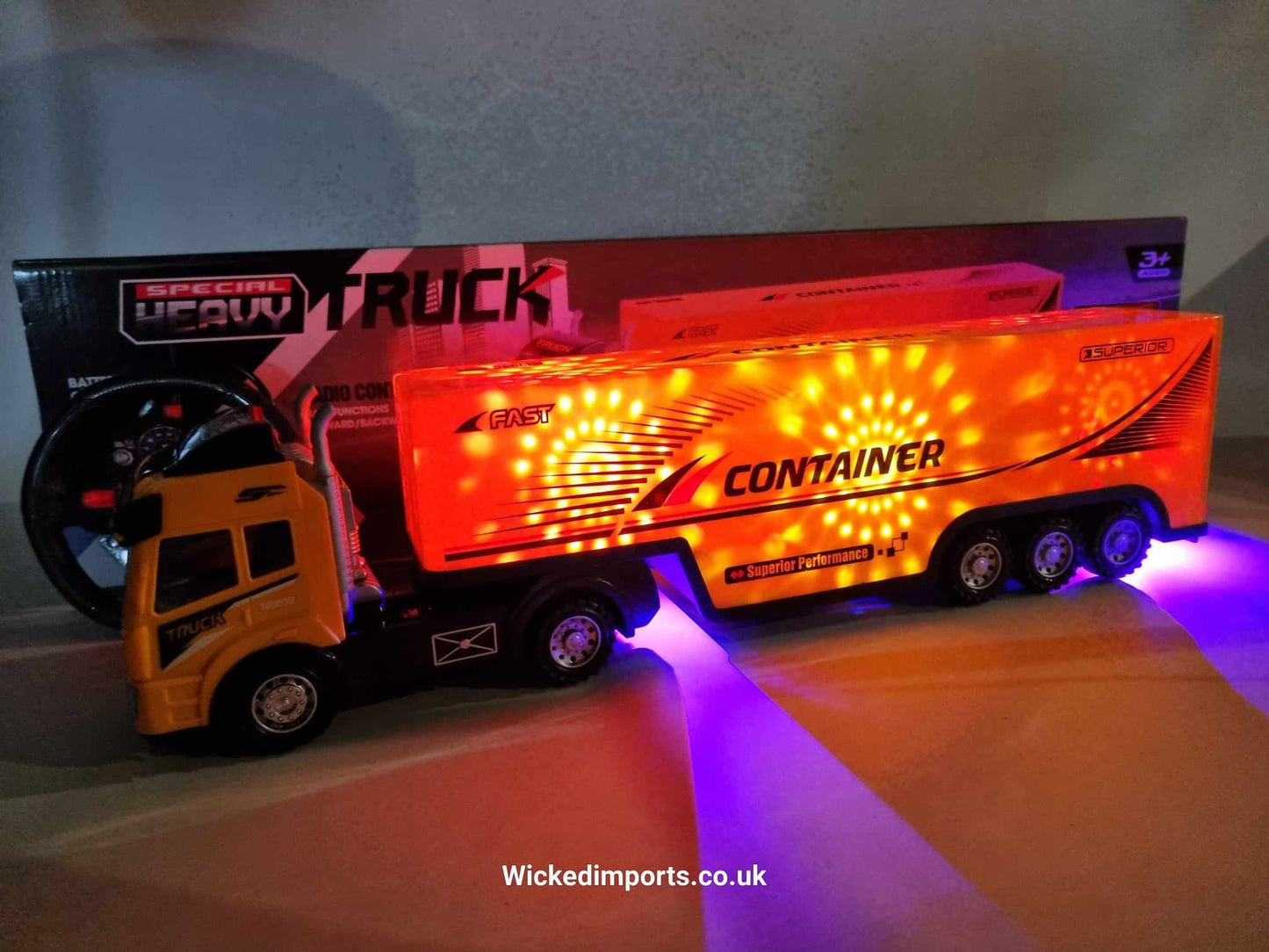 RC School Bus Container Truck Radio Control Lorry Scania Wagon Toy R/C Model Gift Trucker