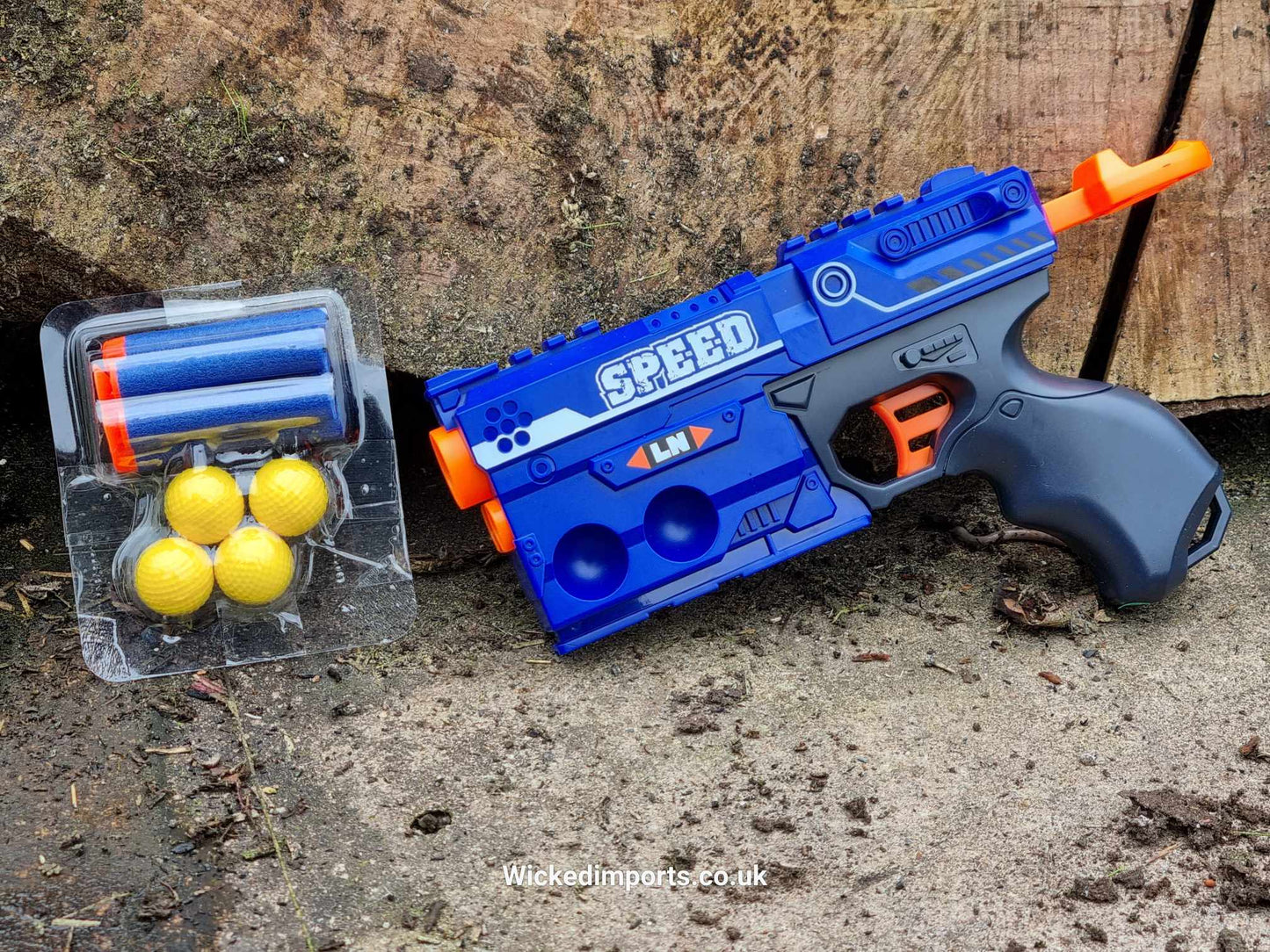 NERF Bullet Soft Dart Gun 2 in 1 Air Power Kids Army Toy soft Ball Firing playset Boys Girls Gift