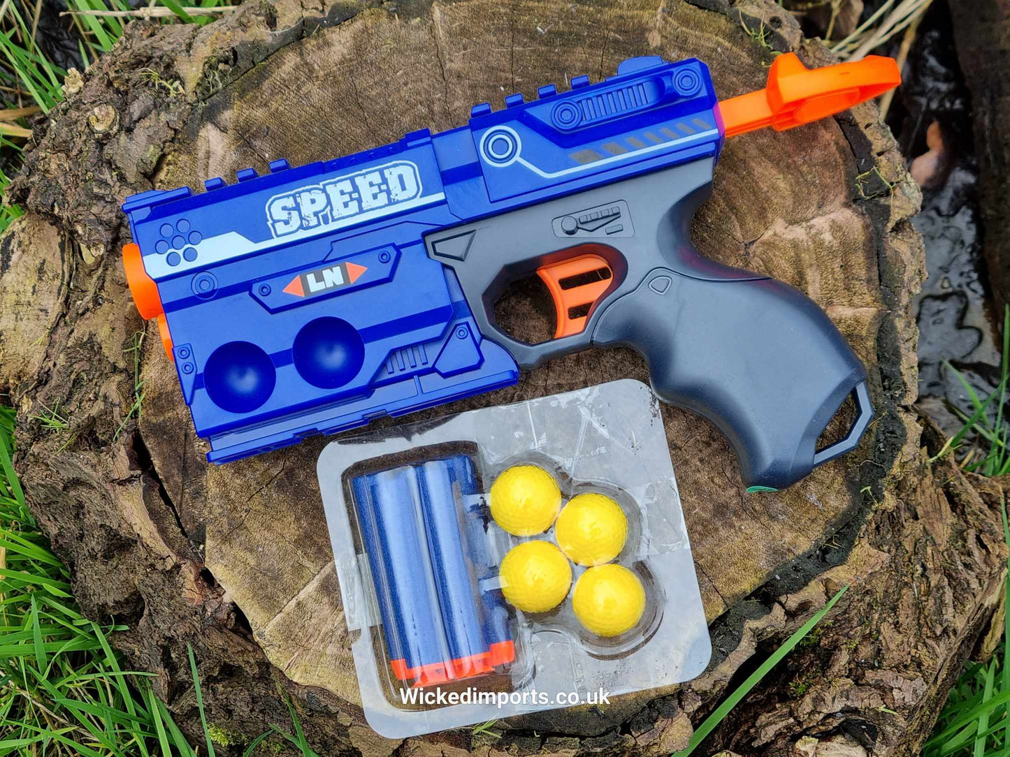 NERF Bullet Soft Dart Gun 2 in 1 Air Power Kids Army Toy soft Ball Firing playset Boys Girls Gift