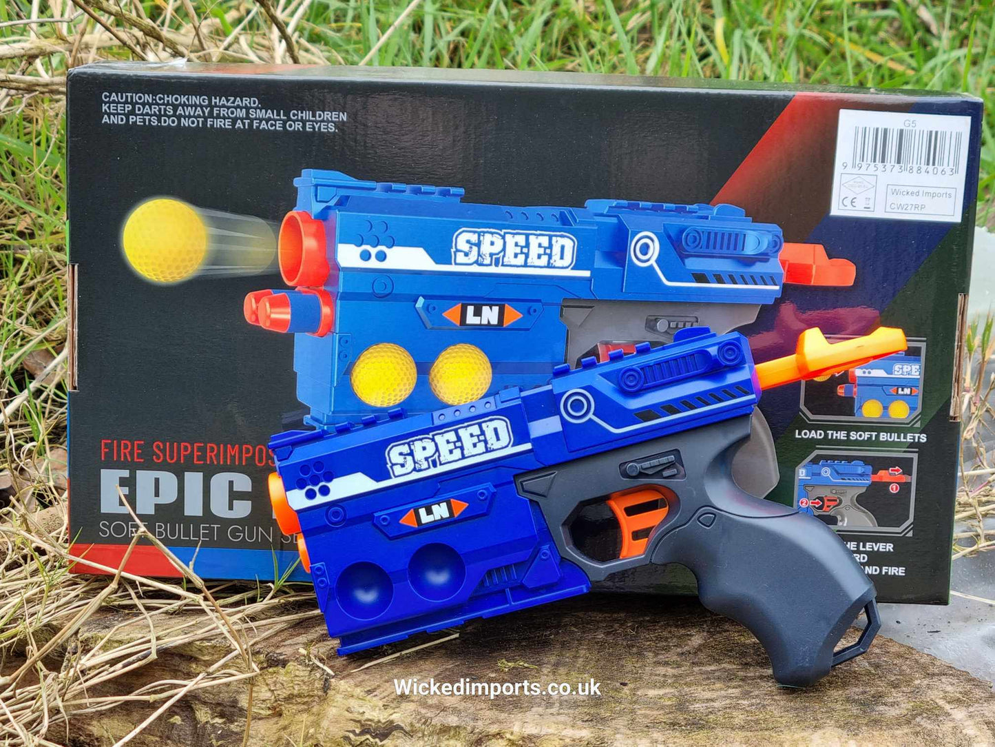 NERF Bullet Soft Dart Gun 2 in 1 Air Power Kids Army Toy soft Ball Firing playset Boys Girls Gift