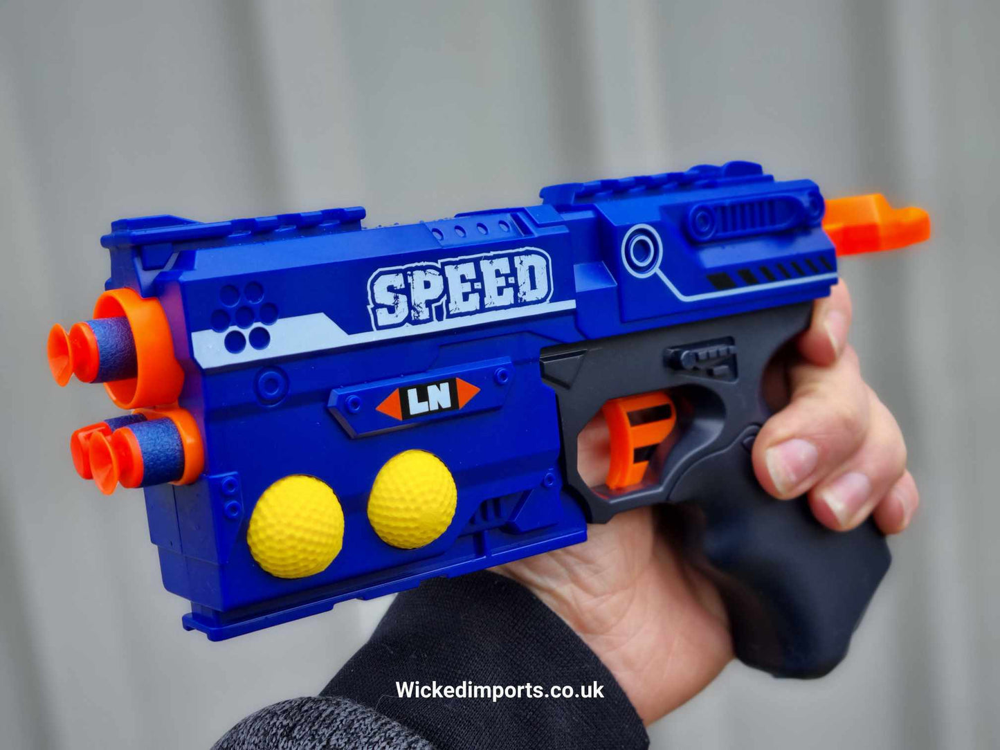 NERF Bullet Soft Dart Gun 2 in 1 Air Power Kids Army Toy soft Ball Firing playset Boys Girls Gift