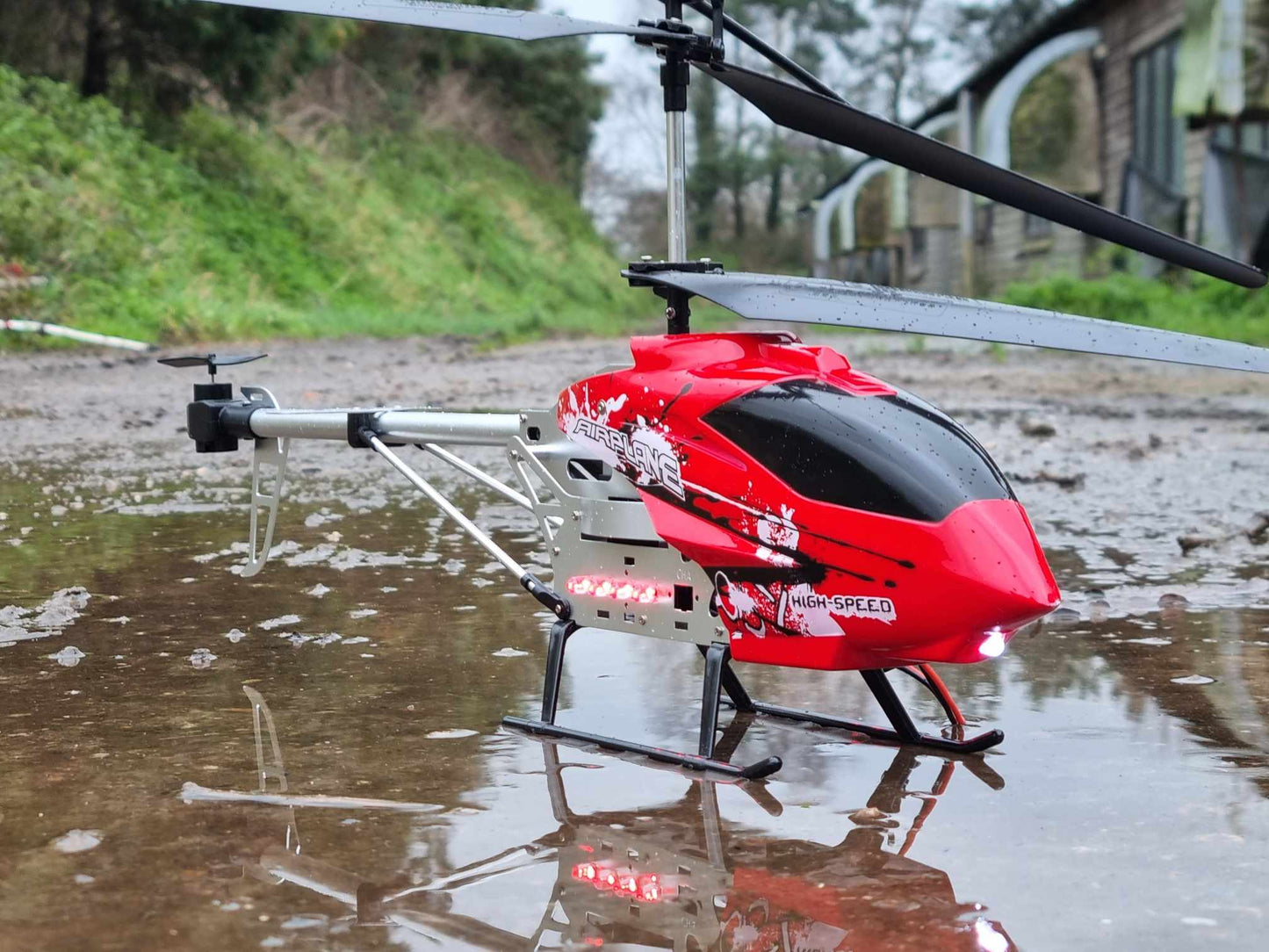 Remote control RC alloy shark indoor or outdoor model gyro helicopter 3.5ch easy fly 2.4ghz air plane model drone