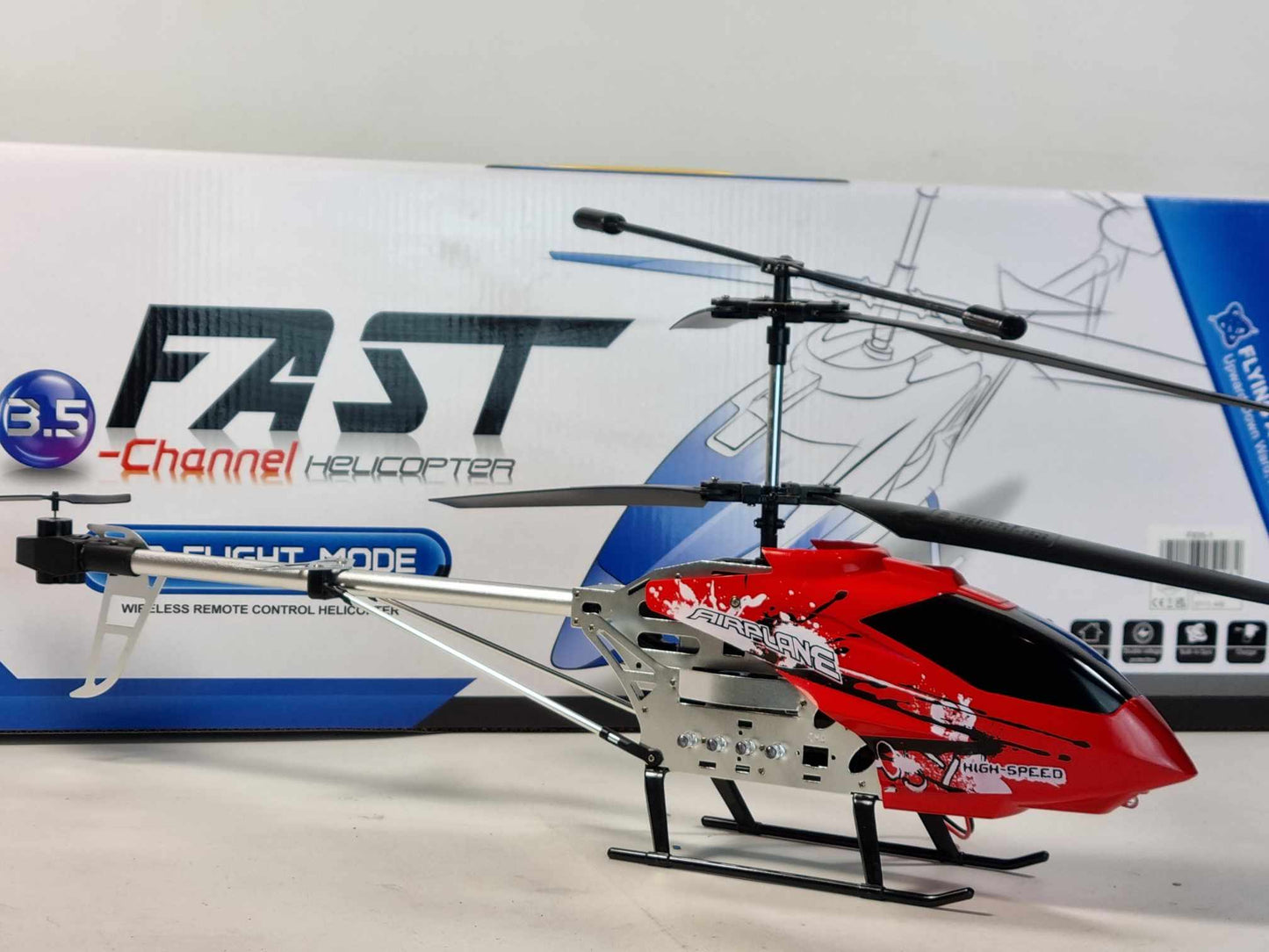 Remote control RC alloy shark indoor or outdoor model gyro helicopter 3.5ch easy fly 2.4ghz air plane model drone