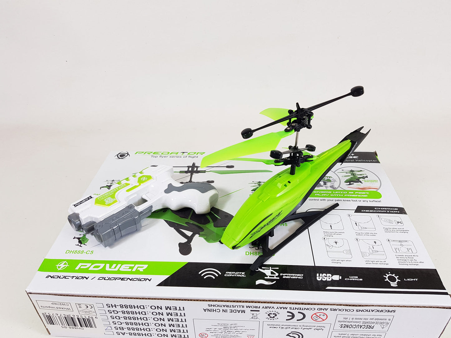 RC ADHD Toy Model Helicopter Jet Plane Drone Pistol Control EASY FLY 1ch Indoor Remote Control Toy Gift