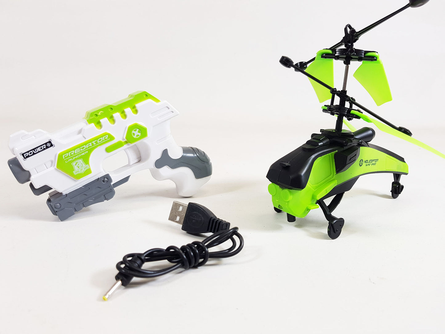 RC Helicopter Indoor Kids 1ch Easy Fly Laser Pistol Control Remote Drone UFO ADHD Toy Plane