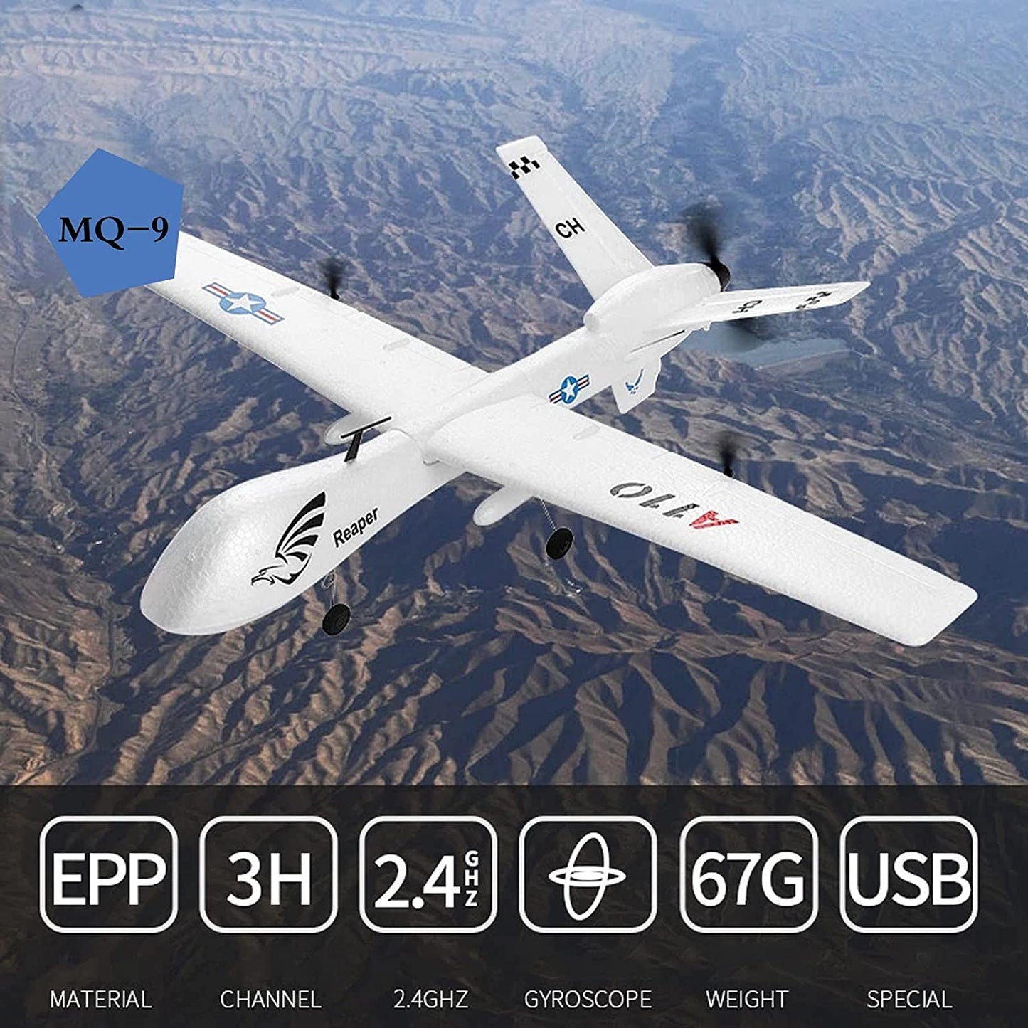 RC Jet Plane Model Drone Radio Control 2.4G 3.5Ch Plane Toy EPP Foam Remote Control Airplane RC Glider