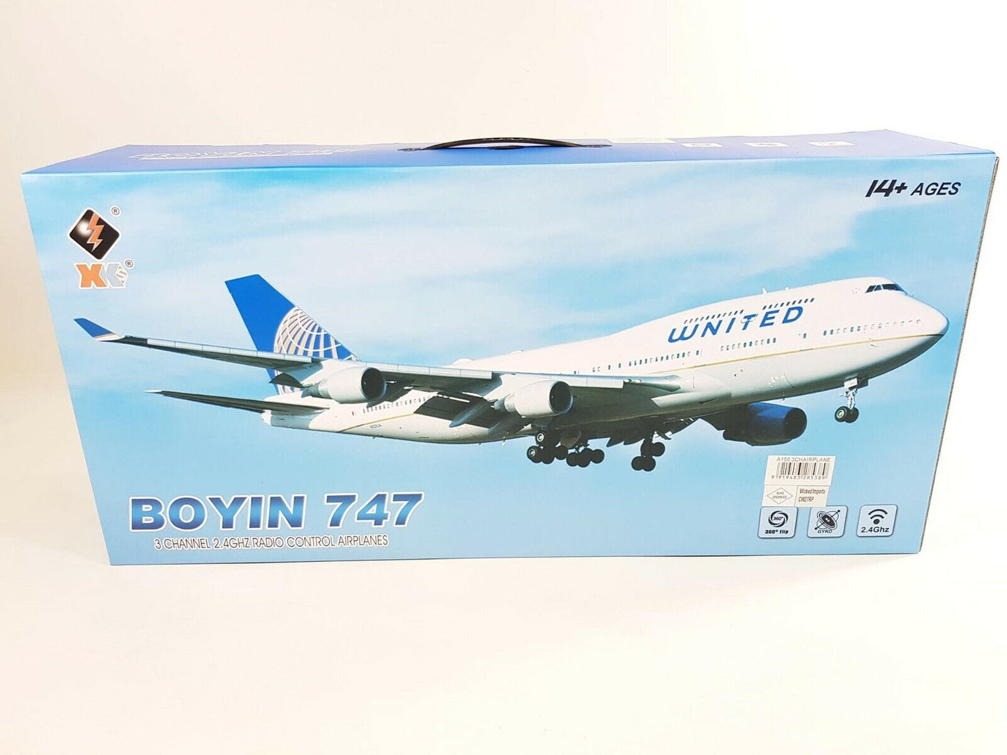 RC Jet Plane Boeing 747 Radio Control Model Cessna 2.4G 3ch EPP Foam Glider EASY Fly Twin Motor Airplane Drone Gift