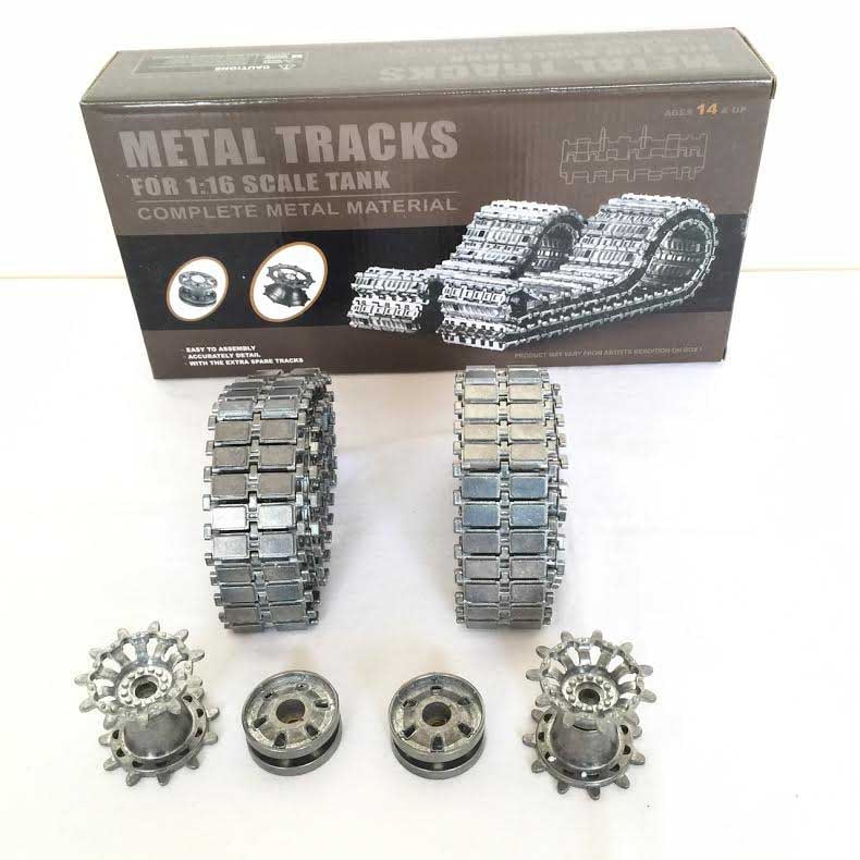 Heng Long 1:16 Scale Challenger 2 Model Tank Metal Upgraded tracks, sprockets, idle wheels Pro parts