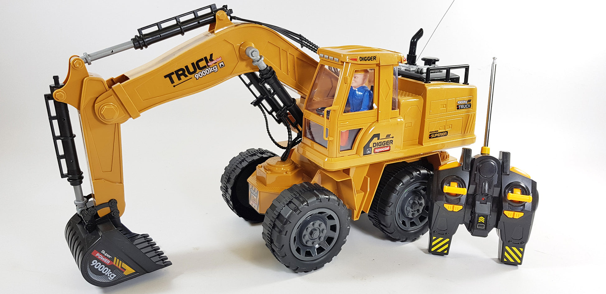 Remote controlled rc digger set