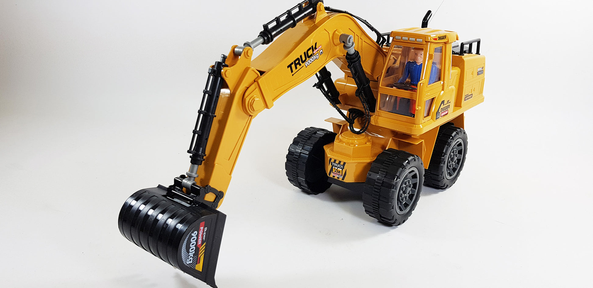 remote radio controlled rc digging crane truck