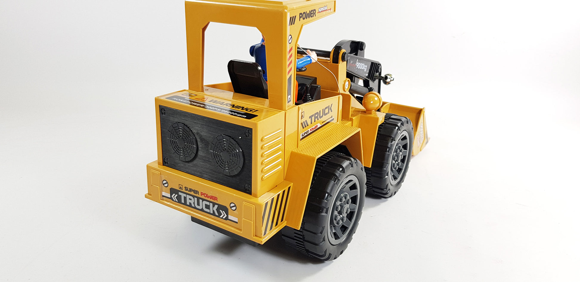 working lights and sound, remotely controlled digging