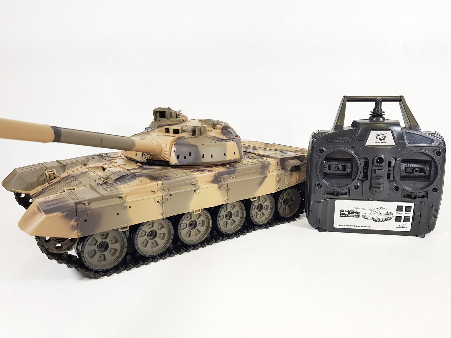 Heng Long 1:16 RC Tank "Russian T90" Smoke Sound BB IR 2.4G Version 7