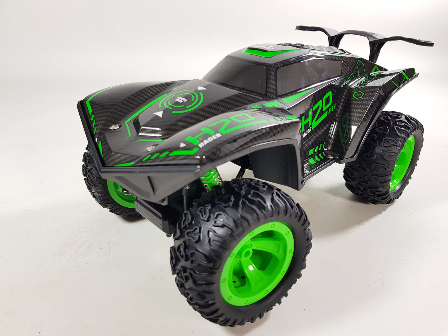 REAL SMOKING STEAM Power Radio Control RC 2.4G 4WD Light Up Monster Truck Buggy