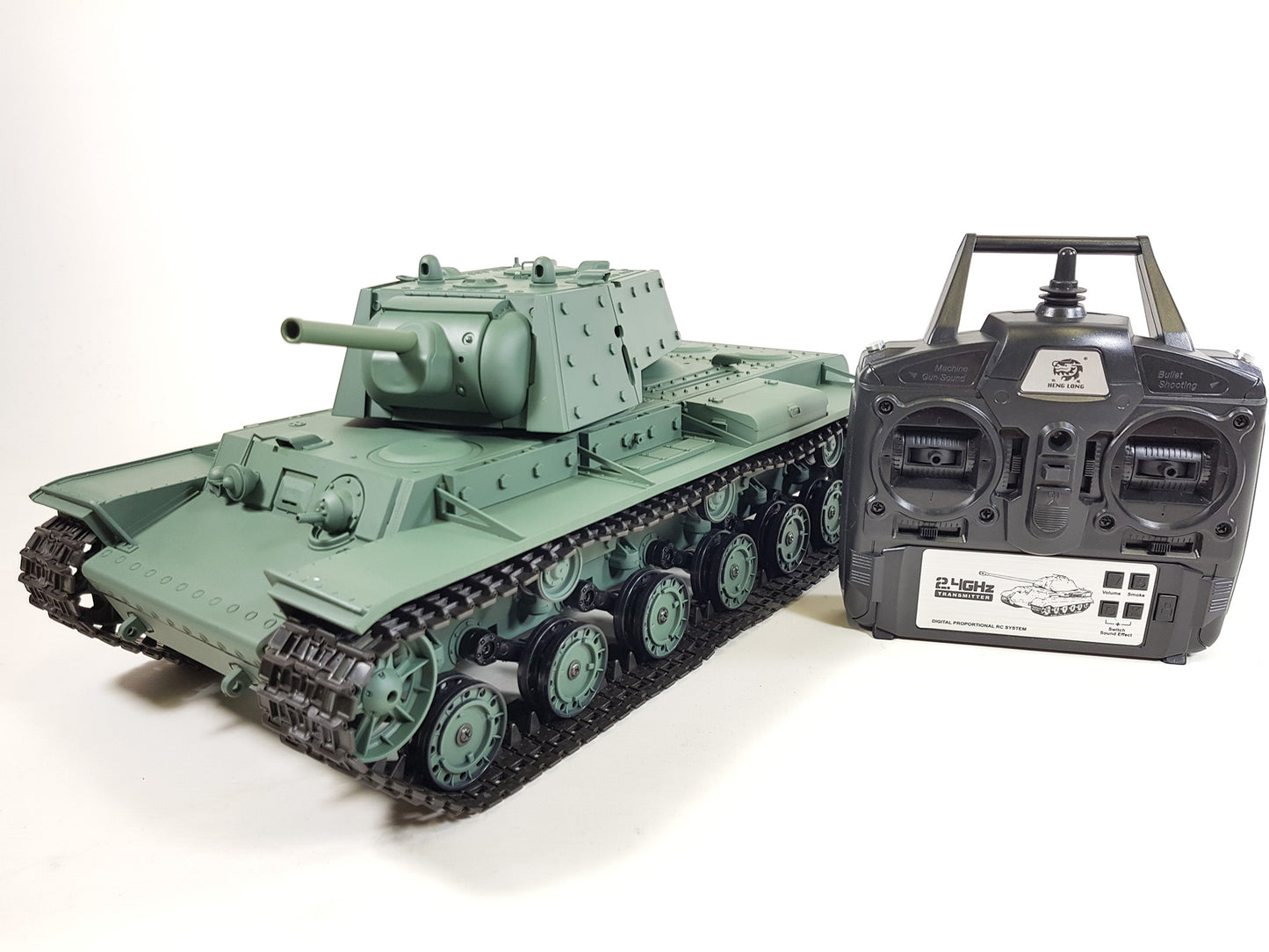 Heng Long rc tank 1/16 Metal Suspension Arms Radio remote control Russian KV1 Battle Tank 7.0 V UK 2.4G Panzer Model